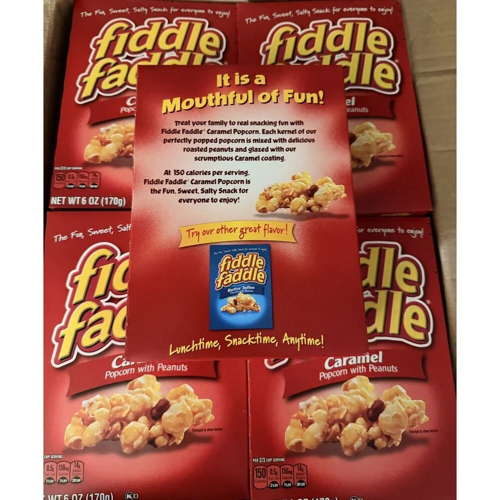 Fiddle Faddle and Crunch n Munch fiddle faddle